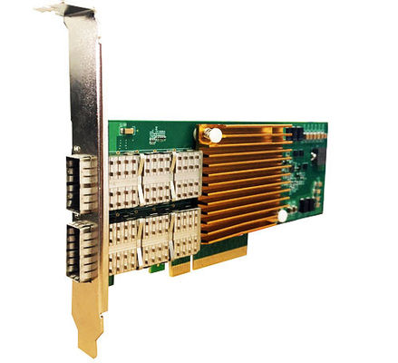 40 Gigabit Infiniband Pcie Kartı Çift Portlu Optik NIC Pci Express Ağ Adaptörü