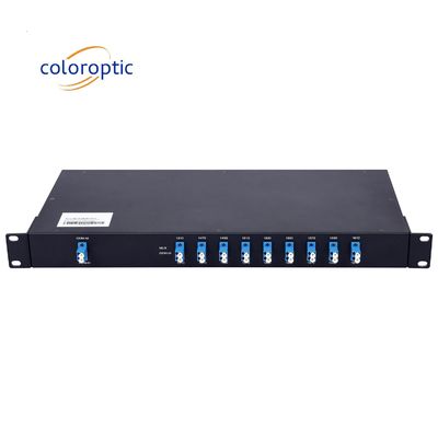 Verilerin verimli iletilmesi için 1270nm - 1610nm SMF CWDM MUX 16 Kanal