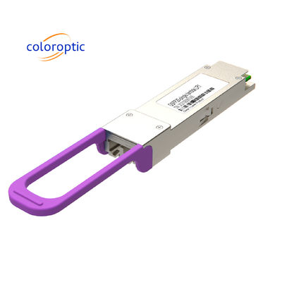 100G QSFP28 LR1 BIDI SFP Optik Modül Alıcı 10KM SMF Tek Fiber