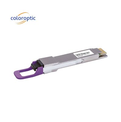 QSFP112-DD DOM MPO SMF Optik Alıcı Modülü 1310nm 400G Ethernet için