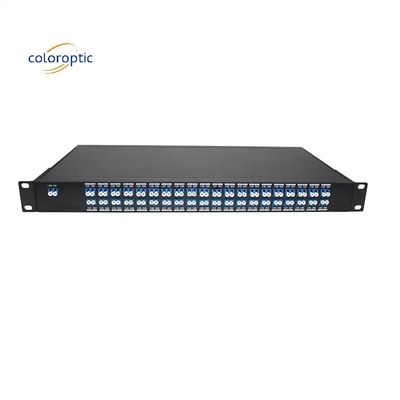 AAWG 96 Kanal WDM Mode Çift Tek Mod Fiber 50GHz DWDM WDM Sistemi