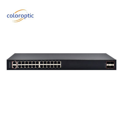Yüksek Performans Katman 3 Çekirdek Ağ Değiştiricisi 24 Port 4 * 10G SFP + Portları ile