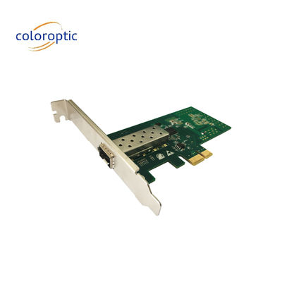 Gigabit Infiniband Pcie Kartı Tek Portlu Optik NIC Pcie Kartı