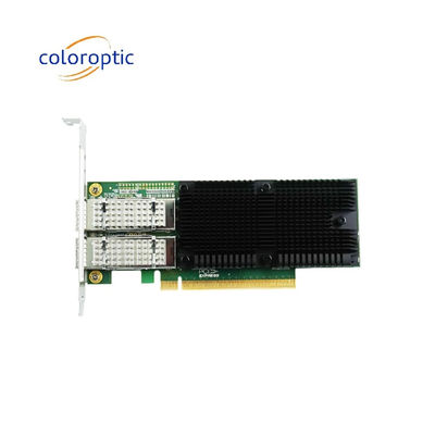 PCIe X16 Çift Portlu QSFP28 Ethernet Ağ Adaptörü 100G Intel E810