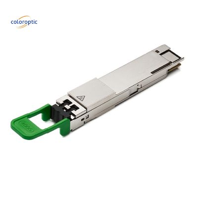 DOM SMF Optik QSFP56 DD Alıcı Modülü 1310nm 30km Çift LC Bağlantısı