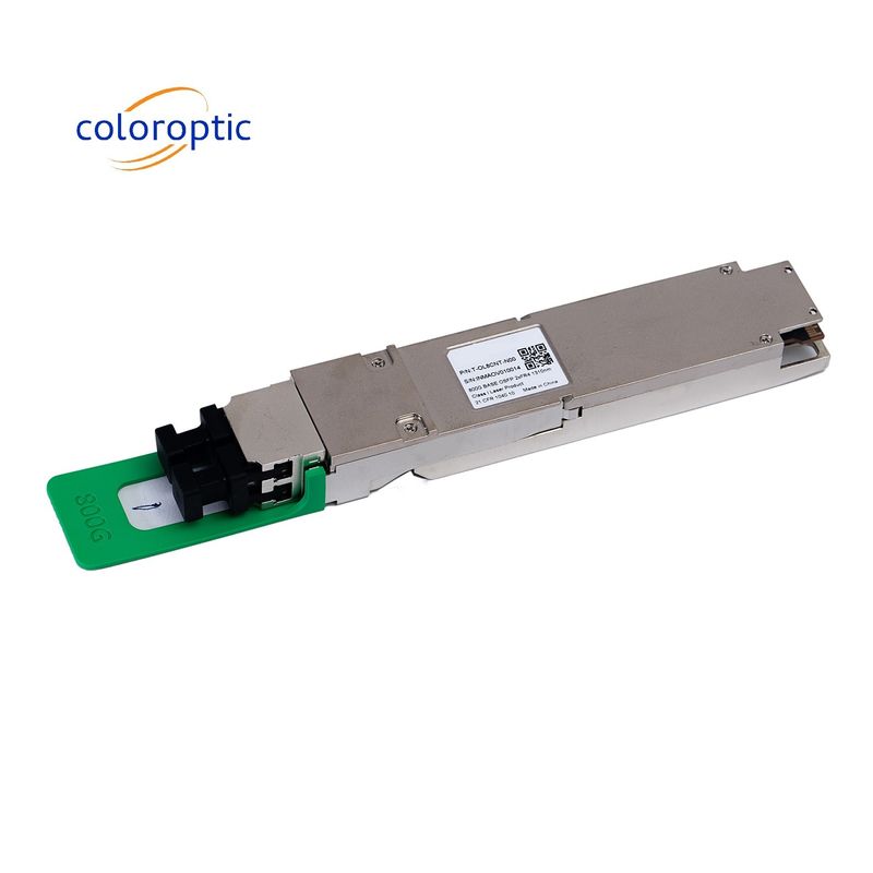 800G FR OSFP Modülü 1310nm 2KM InfiniBand Ethernet için MPO-16 Bağlantısı ile