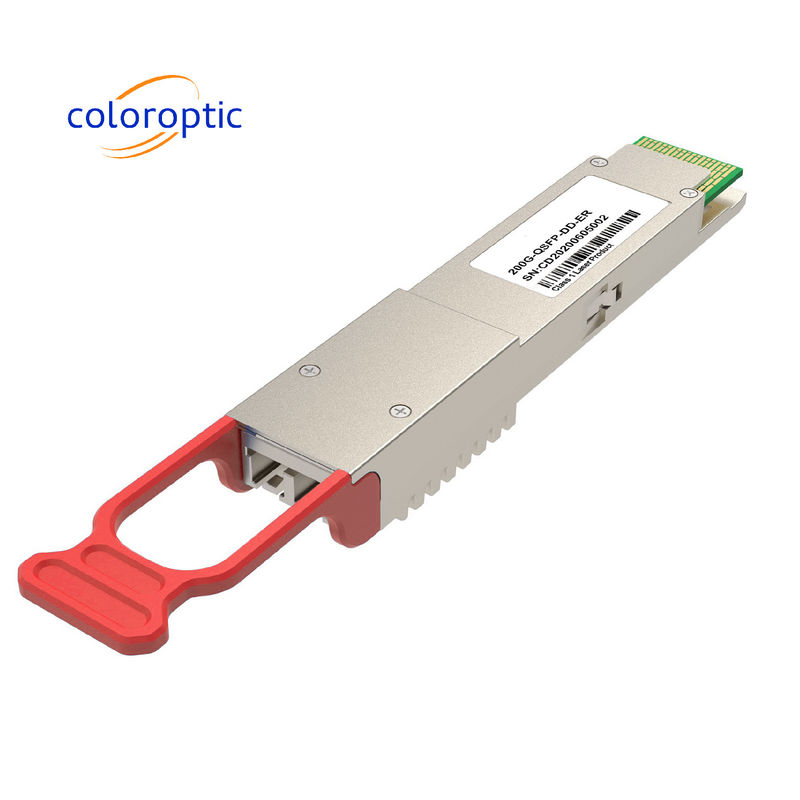 200G QSFP-DD ER4 Full Real Time DDM Sfp Ethernet ile Optik Alıcı Modülü