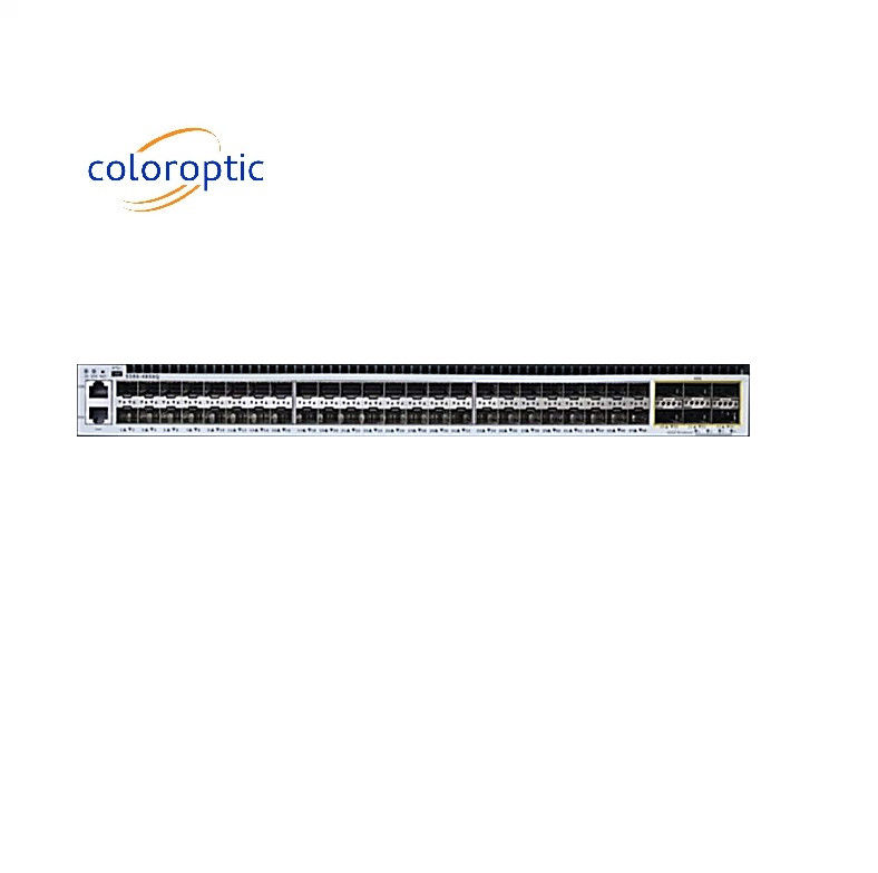 48 Port 10G Yüksek Hızlı Ağ Değiştiricisi AC/DC Güç kaynağı 1 konsol