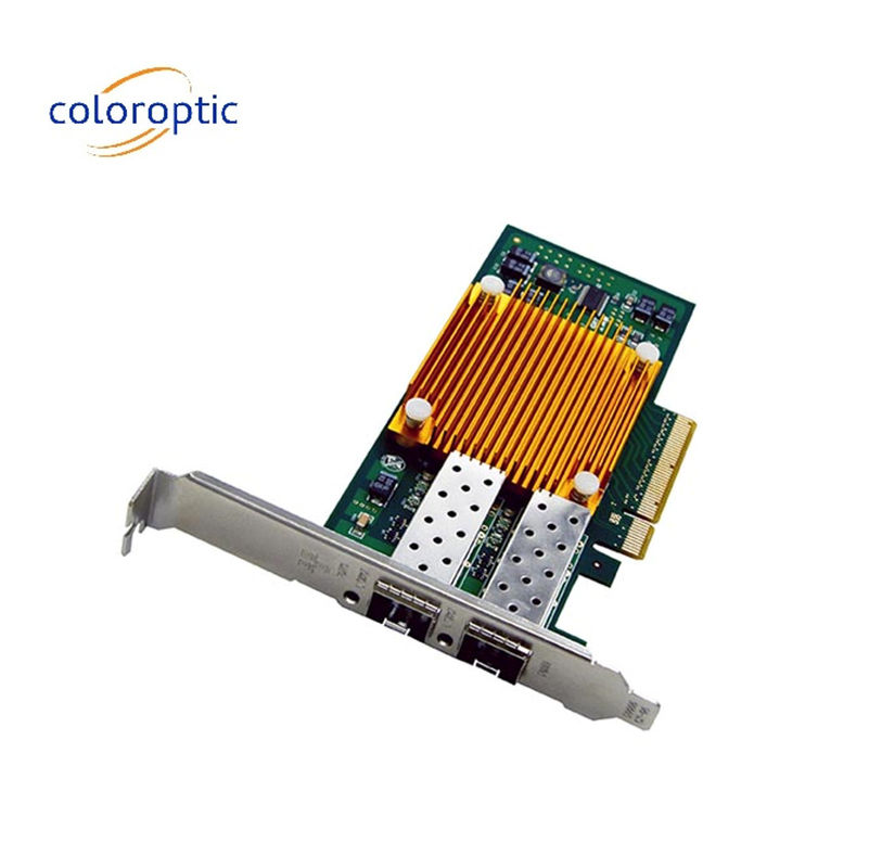 10G Çift Portlı Infiniband Pcie Kartı Optik NIC Pci Express 3.0 Pcie Gigabit Kartı