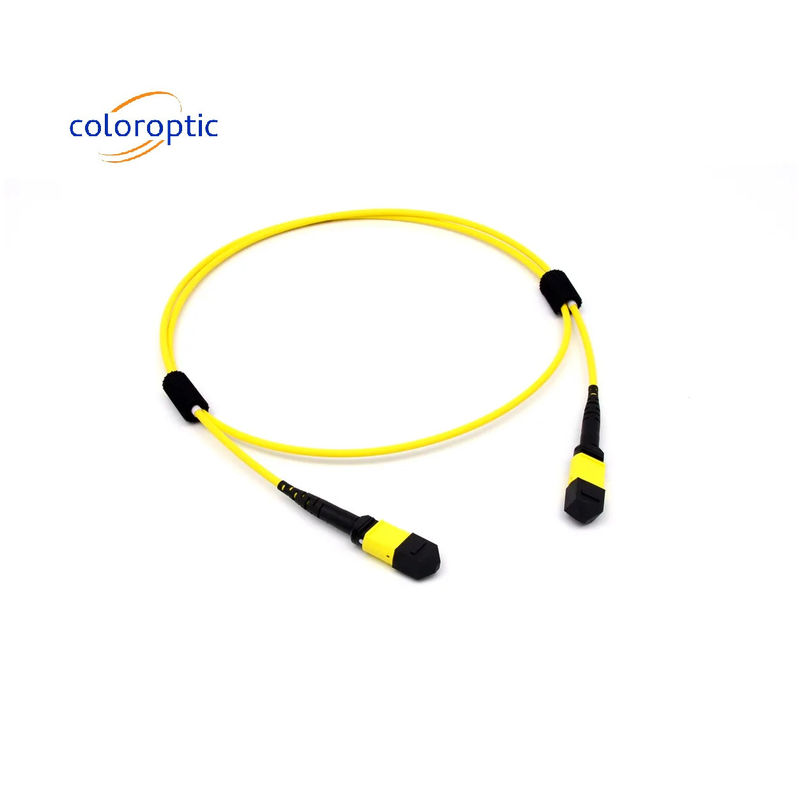 Mtp(Mpo) Patch Kablosu Tek Mod 12 Fiber Tip B Kadın Kadın Bağlantısı Pc Poliş
